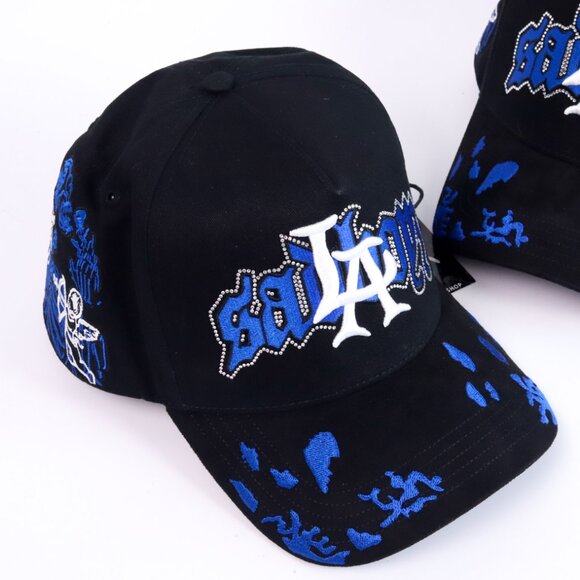 Dandy Hats x Junior H “Angel Azul”, Sad Boy Dandy Hat Angel Azul Embroidered - Picture 9 of 9